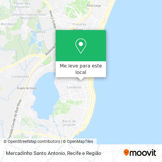 Mercadinho Santo Antonio mapa