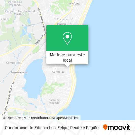 Condominio do Edificio Luiz Felipe mapa