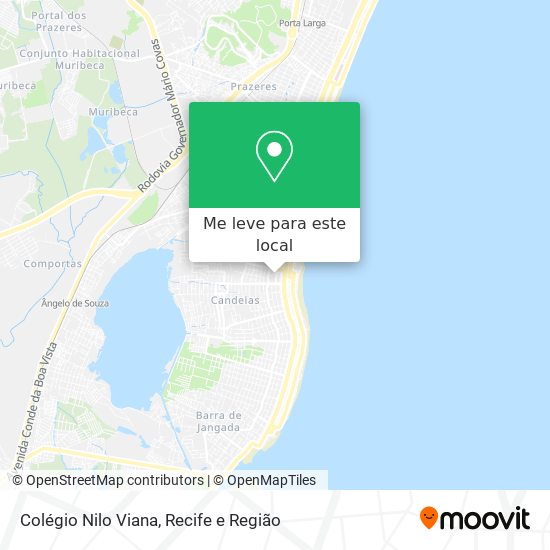 Colégio Nilo Viana mapa
