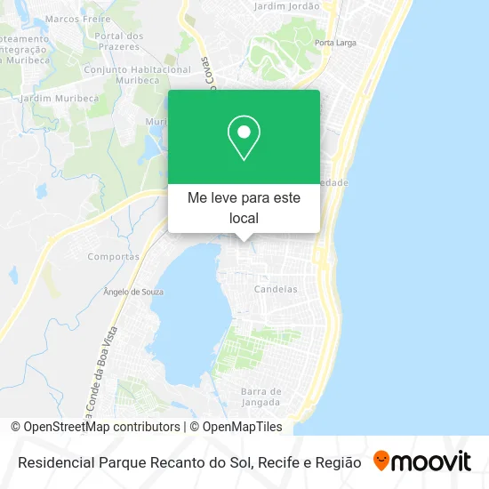 Residencial Parque Recanto do Sol mapa