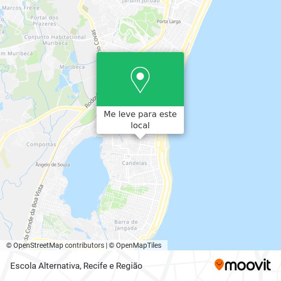 Escola Alternativa mapa
