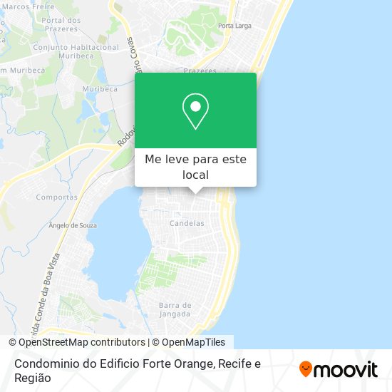 Condominio do Edificio Forte Orange mapa