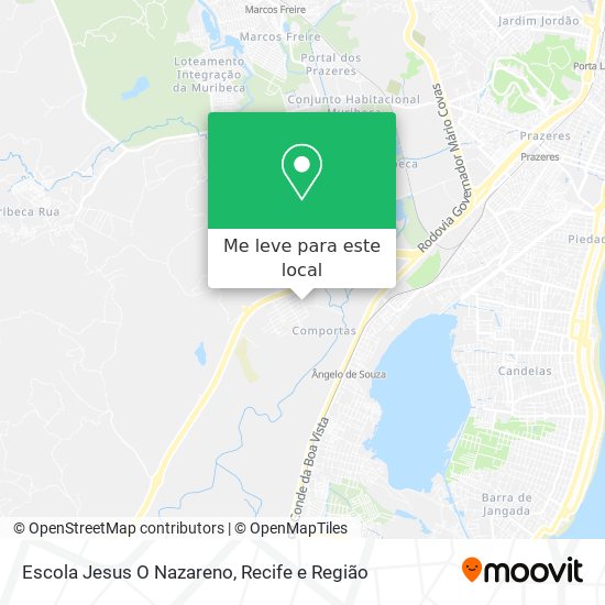 Escola Jesus O Nazareno mapa