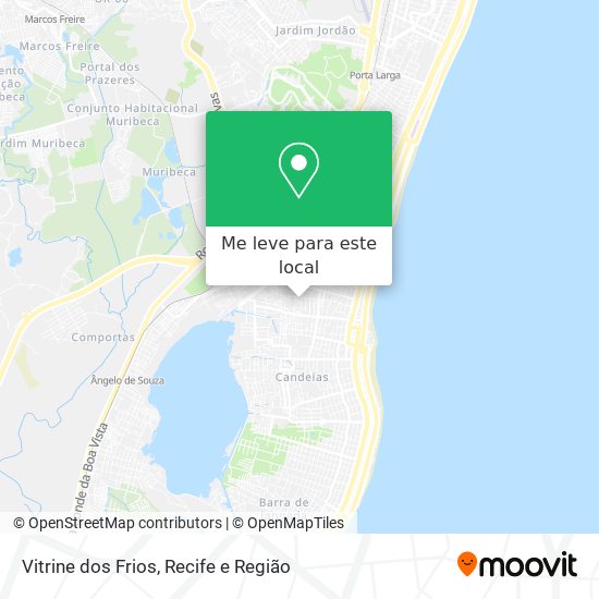 Vitrine dos Frios mapa