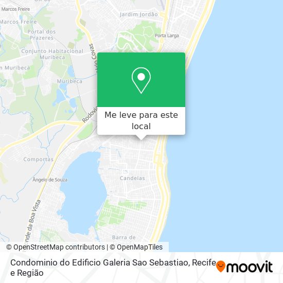Condominio do Edificio Galeria Sao Sebastiao mapa