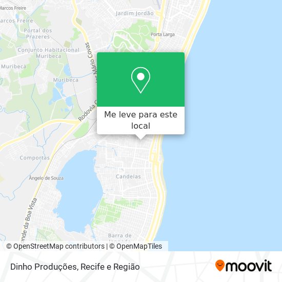 Dinho Produções mapa