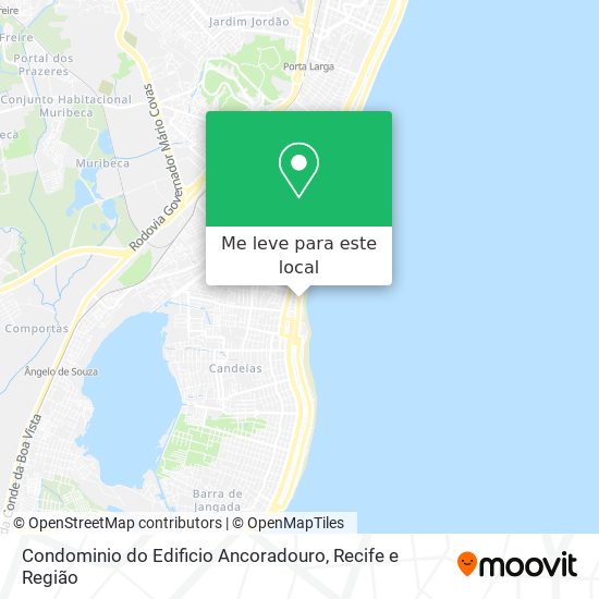 Condominio do Edificio Ancoradouro mapa