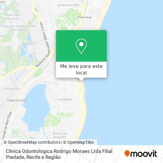 Clínica Odontológica Rodrigo Moraes Ltda Filial Piedade mapa
