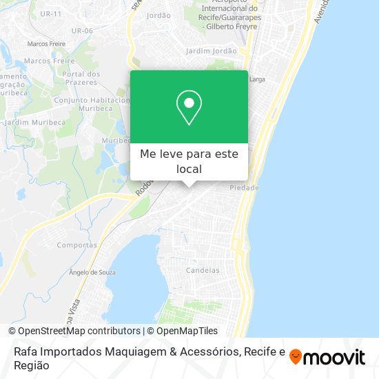 Rafa Importados Maquiagem & Acessórios mapa