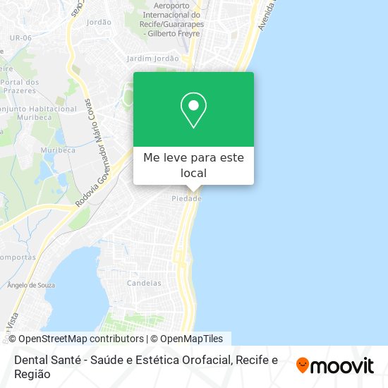 Dental Santé - Saúde e Estética Orofacial mapa
