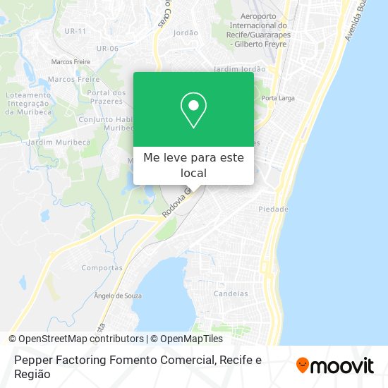 Pepper Factoring Fomento Comercial mapa