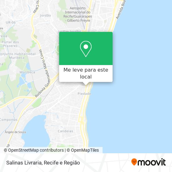 Salinas Livraria mapa