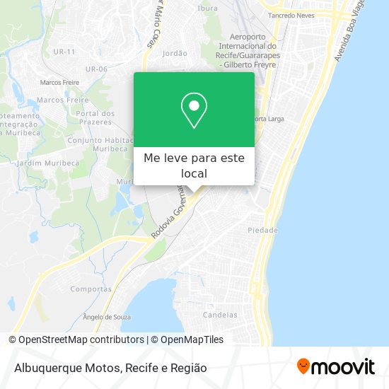 Albuquerque Motos mapa