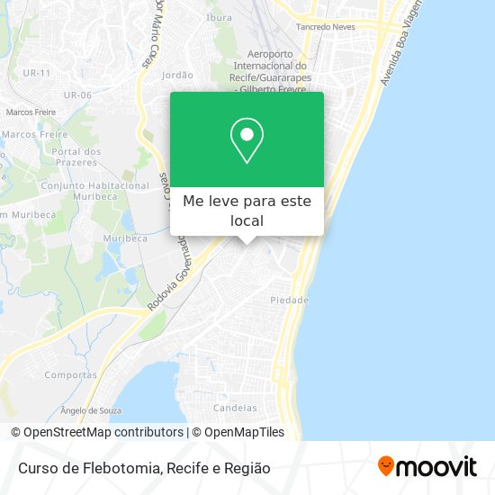 Curso de Flebotomia mapa
