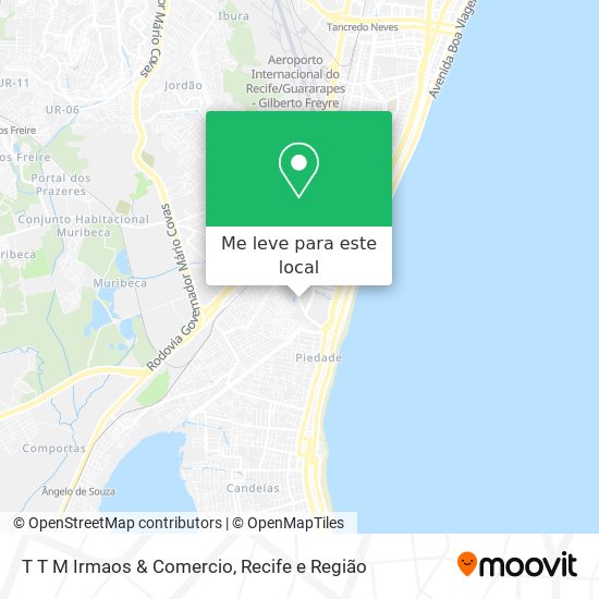 T T M Irmaos & Comercio mapa