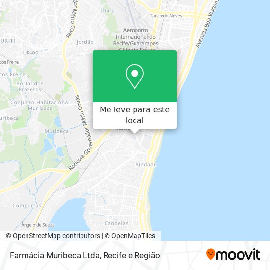 Farmácia Muribeca Ltda mapa