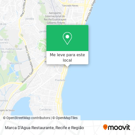 Marca D'Agua Restaurante mapa