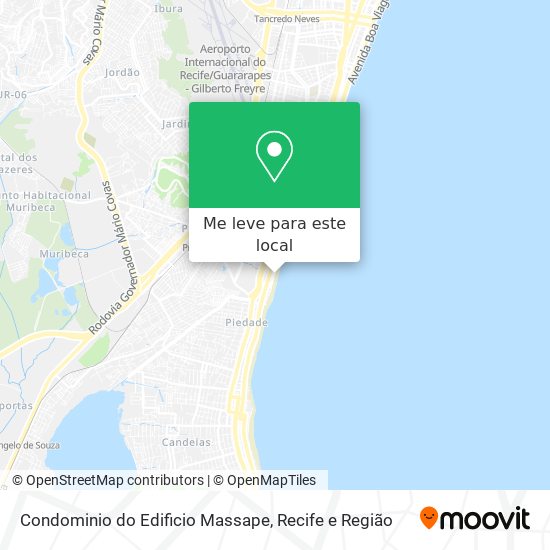 Condominio do Edificio Massape mapa