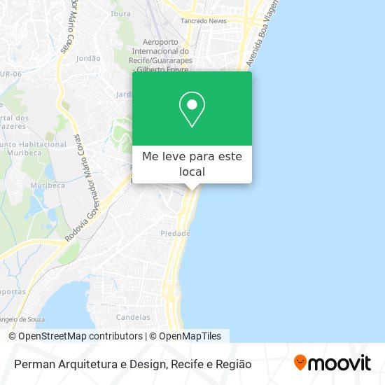 Perman Arquitetura e Design mapa