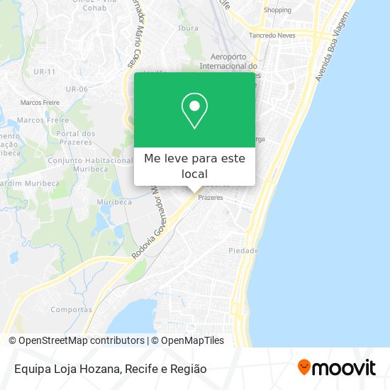 Equipa Loja Hozana mapa