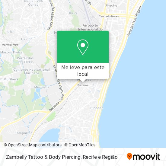 Zambelly Tattoo & Body Piercing mapa