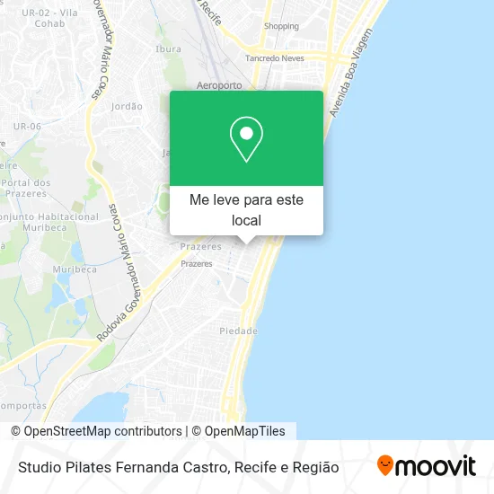 Studio Pilates Fernanda Castro mapa