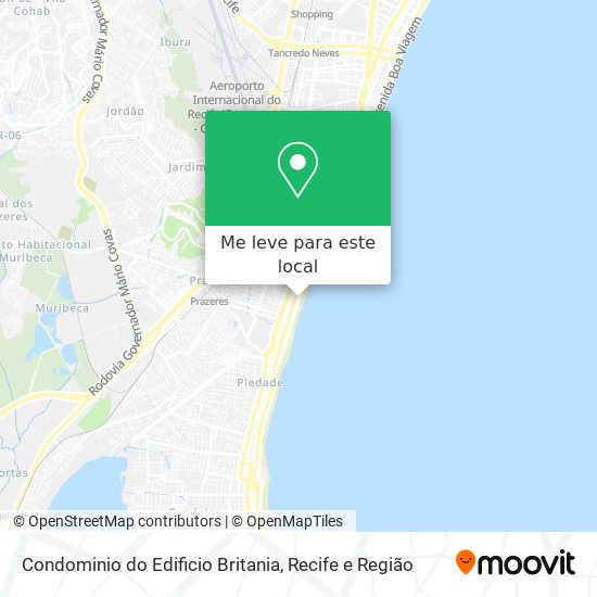 Condominio do Edificio Britania mapa