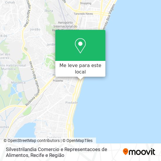 Silvestrilandia Comercio e Representacoes de Alimentos mapa