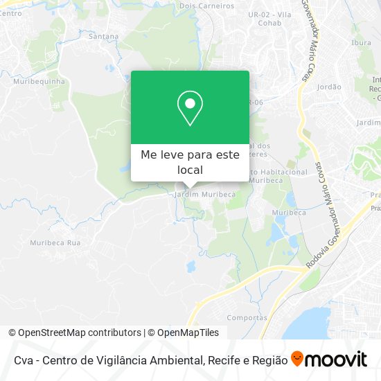 Cva - Centro de Vigilância Ambiental mapa
