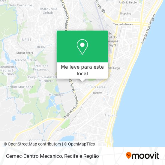 Cemec-Centro Mecanico mapa