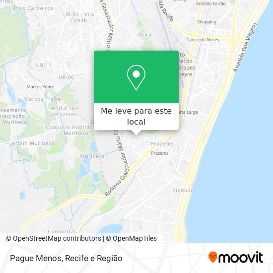 Pague Menos mapa