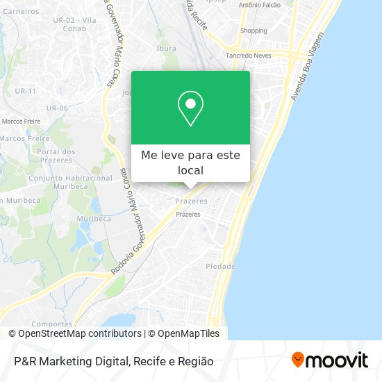 P&R Marketing Digital mapa