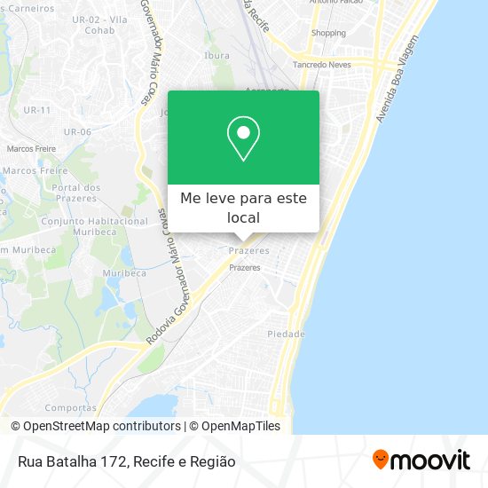 Rua Batalha 172 mapa