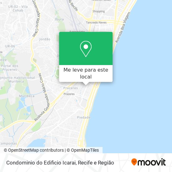 Condominio do Edificio Icarai mapa