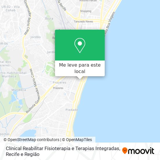 Clínical Reabilitar Físioterapia e Terapias Integradas mapa
