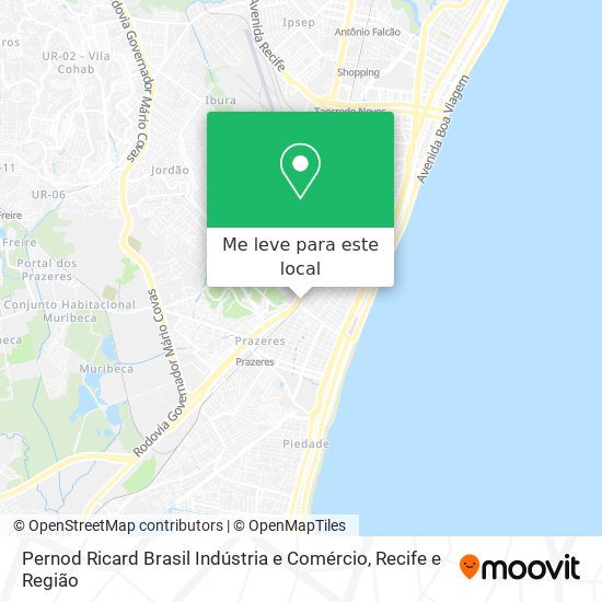 Pernod Ricard Brasil Indústria e Comércio mapa