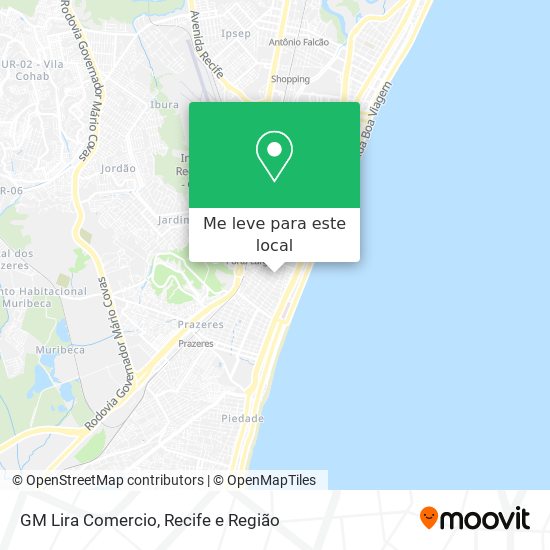 GM Lira Comercio mapa