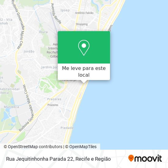 Rua Jequitinhonha Parada 22 mapa