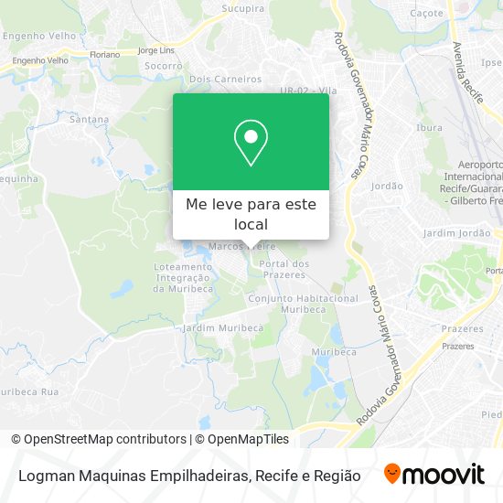 Logman Maquinas Empilhadeiras mapa