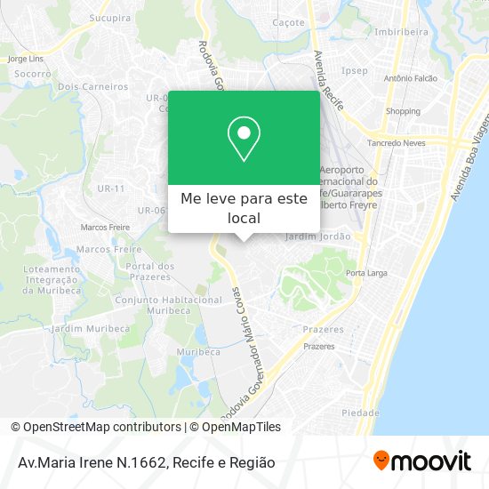 Av.Maria Irene N.1662 mapa