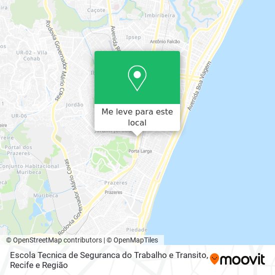 Escola Tecnica de Seguranca do Trabalho e Transito mapa