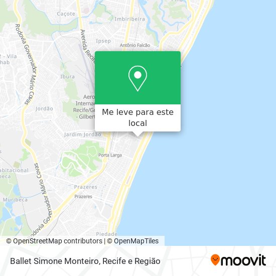 Ballet Simone Monteiro mapa