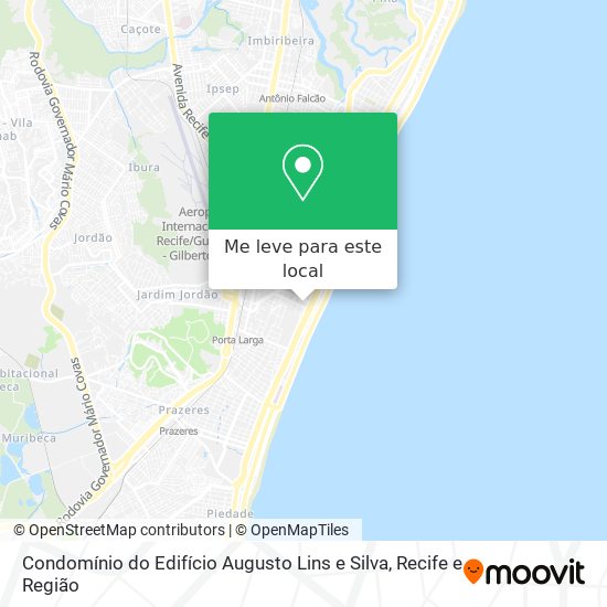 Condomínio do Edifício Augusto Lins e Silva mapa
