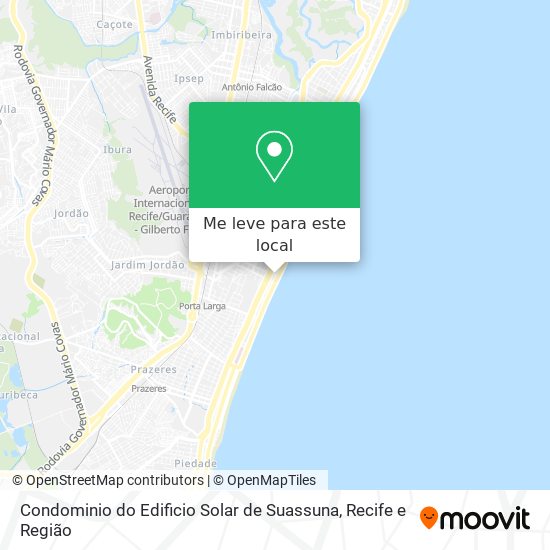 Condominio do Edificio Solar de Suassuna mapa