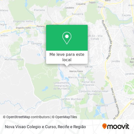 Nova Visao Colegio e Curso mapa