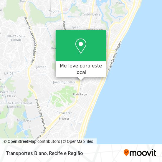 Transportes Biano mapa