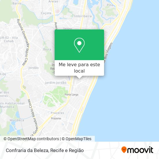 Confraria da Beleza mapa