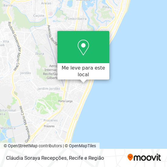 Cláudia Soraya Recepções mapa