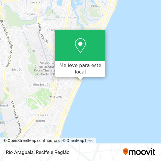 Río Araguaia mapa