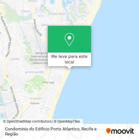 Condominio do Edificio Porto Atlantico mapa